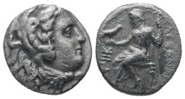 Kings of Macedon, Alexander III "the Great", 336-323 BC. AR Drachm, 3.59 g. - 16.07 mm. Sardeis.