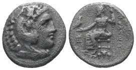 Kings of Macedon, Alexander III "the Great", 336-323 BC. AR Drachm, 3.63 g. - 17.06 mm. Sardeis.