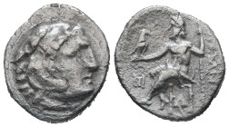 Kings of Macedon, Alexander III "the Great", 336-323 BC. AR Drachm, 4.05 g. - 19.18 mm. Abydos.