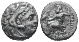 Kings of Macedon, Alexander III "the Great", 336-323 BC. AR Drachm, 4.09 g. - 17.36 mm.