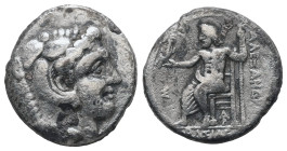 Kings of Macedon, Alexander III 'the Great', 336-323 BC. AR Drachm, 3.77 g. - 17.04 mm.