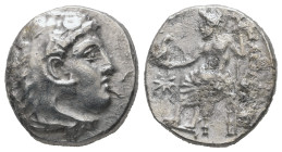 Kings of Macedon, Alexander III 'the Great', 336-323 BC. AR Drachm, 4.00 g. - 16.55 mm.