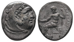 Kings of Macedon, Alexander III 'the Great', 336-323 BC. AR Drachm, 4.00 g. - 17.54 mm.