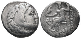 Kings of Macedon, Alexander III 'the Great', 336-323 BC. AR Drachm, 4.00 g. - 18.04 mm.