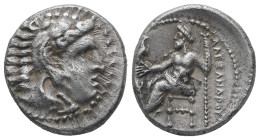 Kings of Macedon, Alexander III 'the Great', 336-323 BC. AR Drachm, 4.21 g. - 17.19 mm.