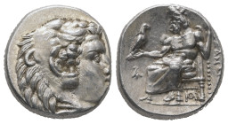 Kings of Macedon, Alexander III 'the Great', 336-323 BC. AR Drachm, 4.31 g. - 15.85 mm.