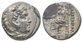 Kings of Macedon, Alexander III 'the Great', 336-323 BC. AR Drachm, 4.34 g. - 15.73 mm.