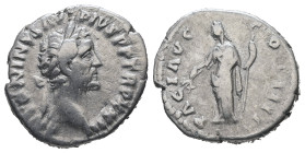 Antoninus Pius, AD.138-161. AR Denarius. 3.19 g. - 17.65 mm. Rome.