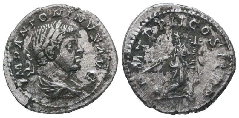 Caracalla (as Caesar), AD.195-197. AR Denarius. 2.79 g. - 19.95 mm. Rome.