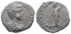 Caracalla (as Caesar), AD.195-197. AR Denarius. 3.33 g. - 18.03 mm. Rome.