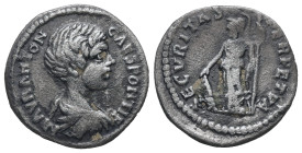 Caracalla (as Caesar), AD.195-197. AR Denarius. 2.66 g. - 18.59 mm. Rome.