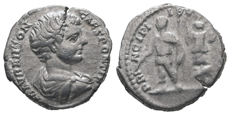 Caracalla, AD.197-217. AR Denarius. 2.77 g. - 17.76 mm. Rome.