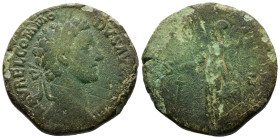 Commodus, AD.177-192. AE, Sestertius. 19.76 g. - 30.18 mm.