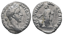 Commodus, AD.177-192. AR Denarius. 2.64 g. - 17.53 mm. Rome.
