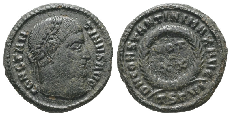 Constantine I ‘The Great’, AD.307-337. AE, Follis. 2.83 g. - 18.55 mm. Thessalon...