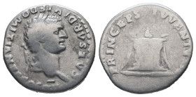 Domitian, AD.81-96. AR Denarius. 3.00 g. - 17.51 mm. Rome.