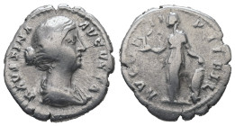 Faustina II. AD.147-175. AR Denarius. 3.14 g. - 18.61 mm. Rome.