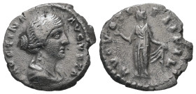 Faustina II. AD.147-175. AR Denarius. 3.54 g. - 17.92 mm. Rome.