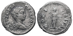 Geta (as Caesar), AD.198-209. AR Denarius. 3.06 g. - 18.85 mm. Rome.