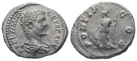 Geta (as Caesar), AD.198-209. AR Denarius. 3.49 g. - 20.88 mm. Rome.
