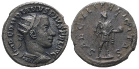 Gordian III. AD.238-244. AR Antoninianus. 3.25 g. - 21.89 mm. Rome.