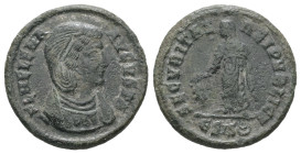 Helena, AD.325-329. AE, Follis. 2.59 g. - 18.65 mm. Siscia.