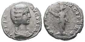 Julia Domna, AD.193-217. AR Denarius. 3.13 g. - 17.67 mm. Rome.