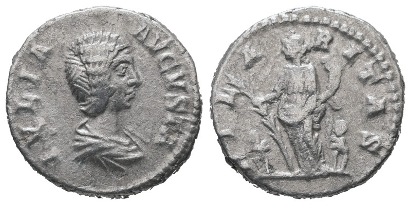 Julia Domna, AD.193-217. AR Denarius. 3.37 g. - 18.37 mm. Rome.