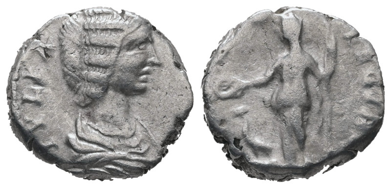 Julia Domna, AD.193-217. AR Denarius. 3.47 g. - 15.74 mm. Rome.