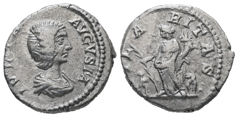 Julia Domna, AD.193-217. AR Denarius. 3.51 g. - 18.54 mm. Rome.
