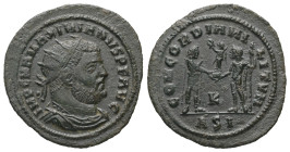 Maximianus, AD.286-305. Antoninianus. 2.41 g. - 22.23 mm. Kyzikos.