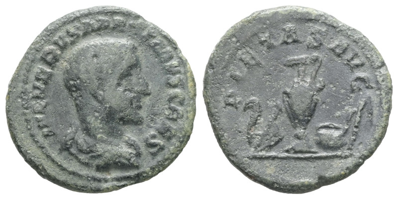 Maximus (as Caesar), AD.235-238. AE. 2.63 g. - 19.47 mm. Rome.
Apparently an unp...