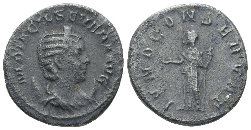 Otacilia Severa, AD.244-249. AR Antoninianus. 3.26 g. - 22.39 mm. Rome.