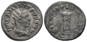 Philip I. AD.244-249. AR Antoninianus. 3.61 g. - 22.70 mm. Rome.