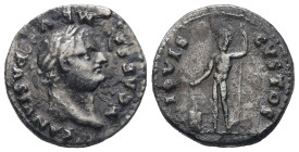 Titus (as Caesar), AD.69-79. AR Denarius. 2.72 g. - 18.04 mm. Rome.