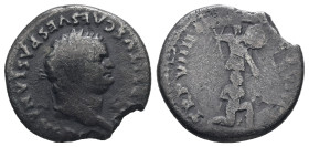 Titus, AD.79-81. AR Denarius. 2.42 g. - 17.91 mm. Rome.