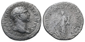 Trajan, AD.98-117. AR Denarius. 2.18 g. - 19.13 mm. Rome.