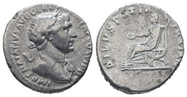 Trajan, AD.98-117. AR Denarius. 3.00 g. - 18.12 mm. Rome.