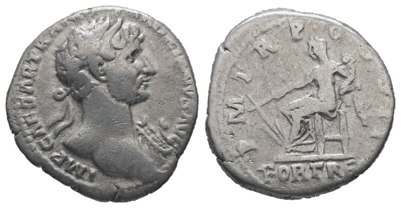 Trajan, AD.98-117. AR Denarius. 3.31 g. - 18.56 mm. Rome.