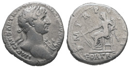 Trajan, AD.98-117. AR Denarius. 3.31 g. - 18.56 mm. Rome.