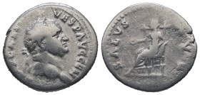 Vespasian, AD.69-79. AR Denarius. 3.07 g. - 20.31 mm. Rome.