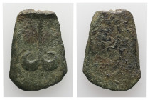 Roman, bronze axe head. ca.1st-2nd centuries AD. 3.58 g. - 22.48 mm.