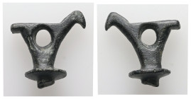 Roman, bronze eagle finial. ca.1st-3rd century AD. 5.02 g. - 19.40 mm.