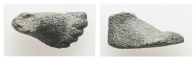 Roman, bronze human right foot. ca. 2nd-3rd centuries AD. 2.69 g. - 14.86 mm.