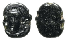 Roman glass pendant. 0.89 g 14.88 mm