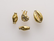 Greek gold jewelry pieces. 1.48 g