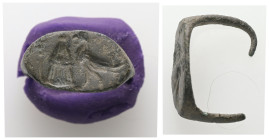 AE Roman finger-ring. 2.27 g 17.59 mm