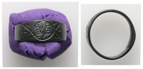 AE Roman finger-ring . 3.64 g 17.64 mm