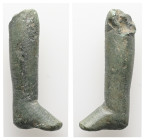 AE Roman statuette piece. 8.14 g 30.60 mm