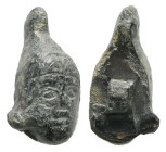 AE Roman head pendant. 8.08 g 22.90 mm